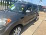 2012 GRAY /BLACK Kia Soul + 4dr Crossover 6A (KNDJT2A69C7) with an 2.0L 4 CYL I4 engine engine, AUTOMATIC 6-SPEED transmission, located at 2001 E. Lancaster, Ft. Worth, 76103, (817) 336-7000, 32.746181, -97.301018 - Photo#1